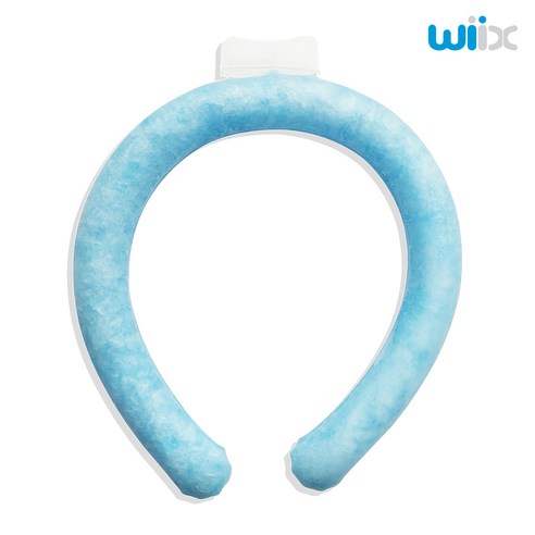 WIIX 프리미엄 아이스링 넥쿨러 아이스스카프, 블루