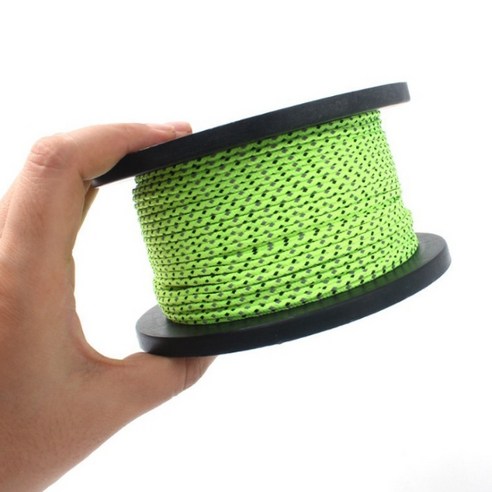 밤에도 안전하게 빛나는 캠핑, 둘픽 야광 스트링 타프끈과 함께!