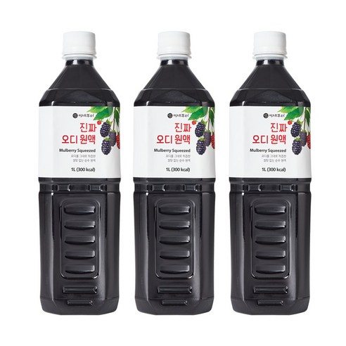 이제부터 진짜 오디 원액 1L, 3개