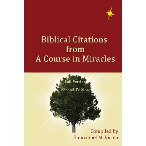 (영문도서) Biblical Citations from A Course in Miracles Paperback, Emmanuel M. Virina, English, 9780994584939