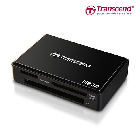 트랜센드 RDF8K2 USB3.1 멀티리더기 카드리더기, 블랙, 선택하세요