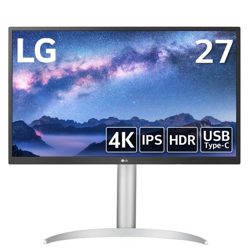 LG 27UP550N-W 4K Type-C DisplayPort 모니터 디스플레이 27인치 HDRIPS안티