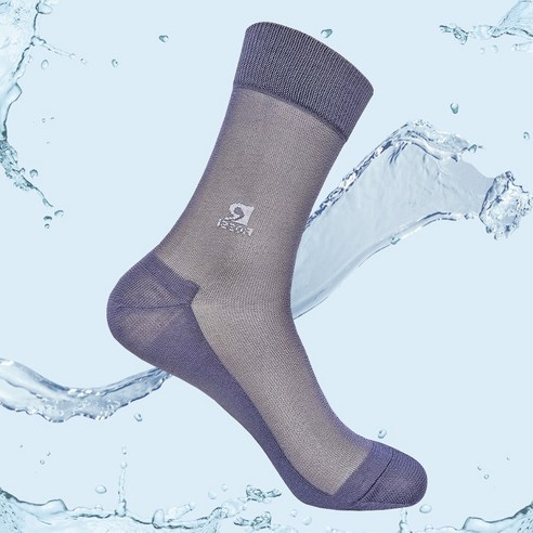 여름 남자를 위한 시원하고 편안한 실키 이중바닥 스타킹 양말