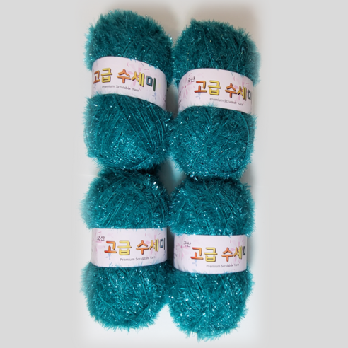 울클럽 별꽃수세미 만들기 DIY 고급수세미실 80g 4볼세트 (총 320g), 145토파즈, 1개