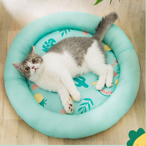 고양이 강아지 여름 매쉬 매트 반려묘 반려견 꿀잠 쿨매트 방석, 1개