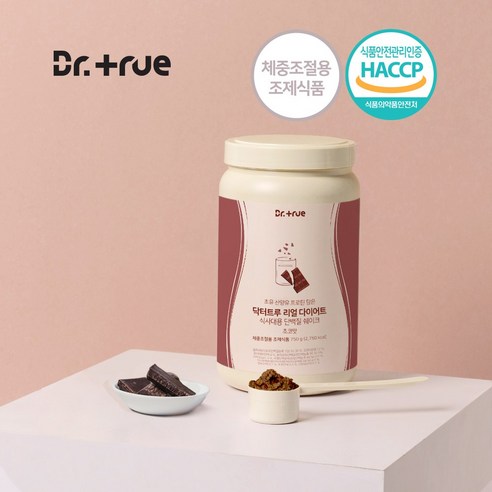 닥터트루 맛있는 단백질 쉐이크 다이어트 식사대용 초유 산양유 프로틴 초코맛 750g, 1개