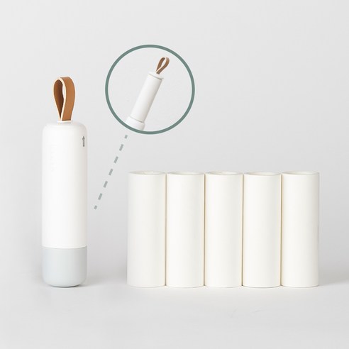 섬세한 일상을 위한 필수품, 간소 휴대용 돌돌이테이프 클리너 세트 휴대용돌돌이