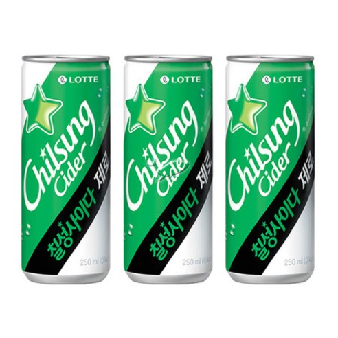 칠성사이다 제로 250ml/ 5캔, 상세페이지 참조, 상세페이지 참조