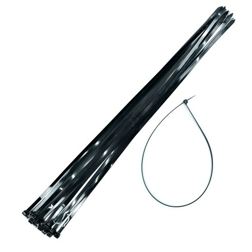 Kimspp 케이블타이 10x800mm 블랙 케이블밴드 타이밴드 전선정리 배선정리, 20개입