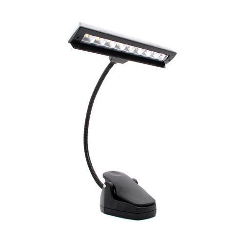 슈페라 21cm LED 보면대 조명 라이트 악보조명 AA 건전지 보조베터리, 1개