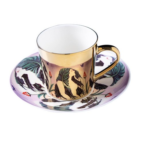 [SW] 거울 반사 커피 잔 유리 차 물 컵 크리 에이 티브 Coffeeware Drinkware, 다크 그레이_201-300ml