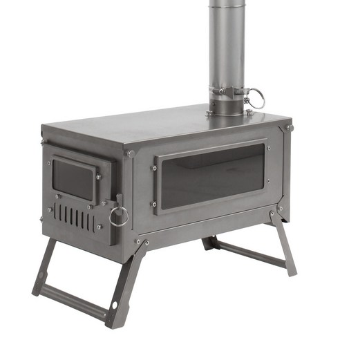 티타늄 화목난로 TIS425: 가볍고 따뜻하게 캠핑의 밤을 밝히다