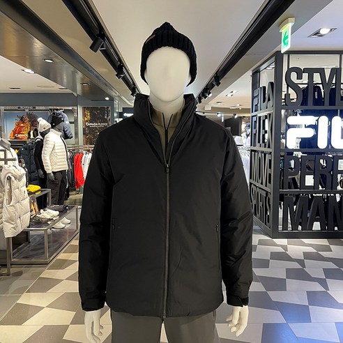 밀레 Millet 남자 [블랙] 별다른 코디가 필요 없는 깔끔한 스타일의 중량급 다운이라 아주 매력적인 남성 구스 다운 헤비 다운 패딩 자켓