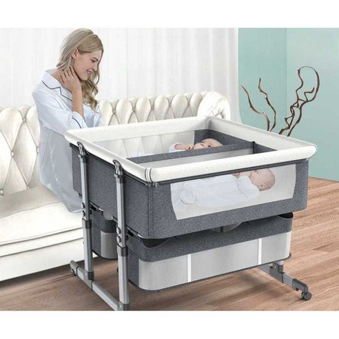 육아 스트레스 끝 쌍둥이 육아 필수템 쌍둥이 아기 침대