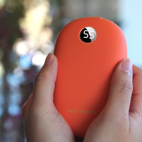 쁘띠미뇽 충전식 마카롱 손난로 보조배터리