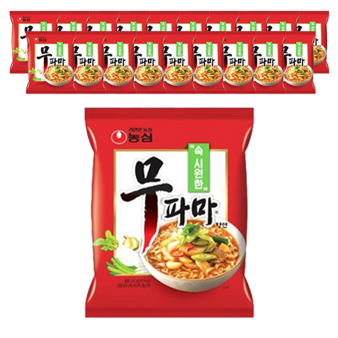 농심 무파마탕면, 20개