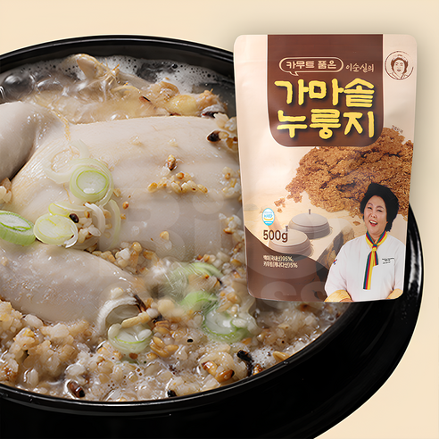 구수한 풍미와 건강을 담은, 이순실 카무트 품은 가마솥 누룽지