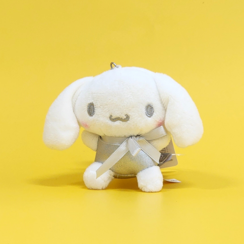 BSC 산리오 실버 미니 인형 하트 키링 8cm, 3. 실버 미니시나모롤 8cm