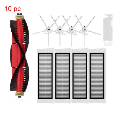 메인 사이드 브러시 샤오미 미 로봇 S SDJQR0RR SDJQR02RR SDJQR03RR Roboeock E3 S4 S4 맥스 S5용 진공, 4 WHITE 세탁기건조기세트