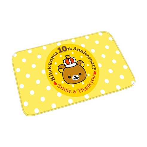 환영 입구 비-슬립 개 고양이 카펫 주방 매트 현대 만화 Rilakkuma 층 매트 홈 장식 복도 발코니 문 매트, 40센치메터x60센치메터, New000508