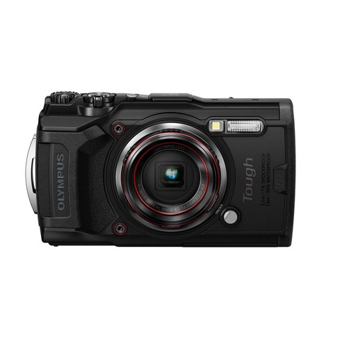 OLYMPUS 디지털 카메라 Tough TG-6 블랙 TG-6BLK, 1개