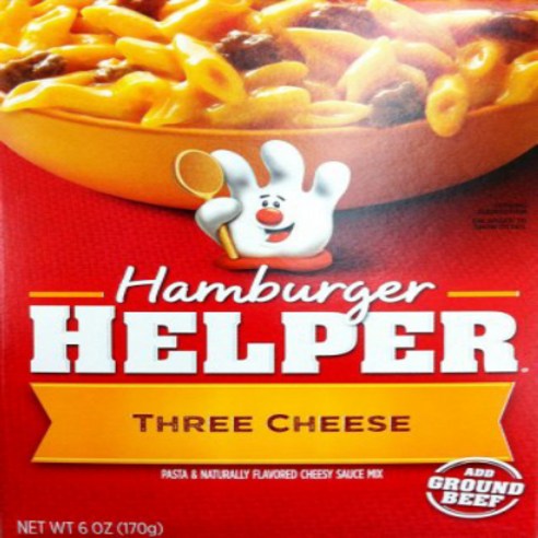 Betty Crocker THREE CHEESE Hamburger Helper 6oz (5 Pack), 1개