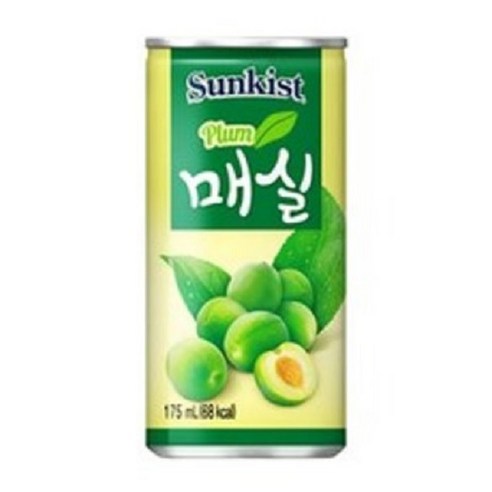 [달담박스]해태 썬키스트 매실 175ml 60캔, 30개