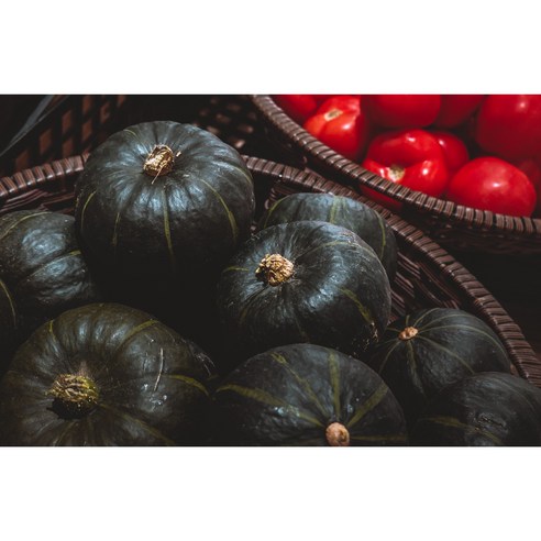 제주도 보우짱 미니 단호박 밤호박, 1박스, 4.5kg(7-18과 내외)