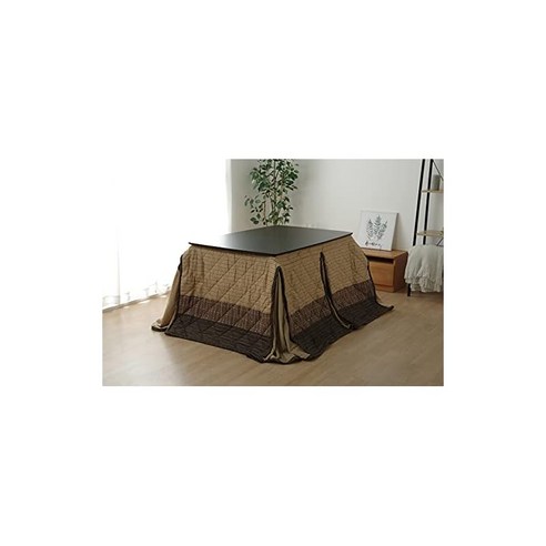 이케히코 코타츠 이불 하이타입 직사각형 유카리 약 235×290cm 베이지 시지라 고발코타츠용 와 #5800129
