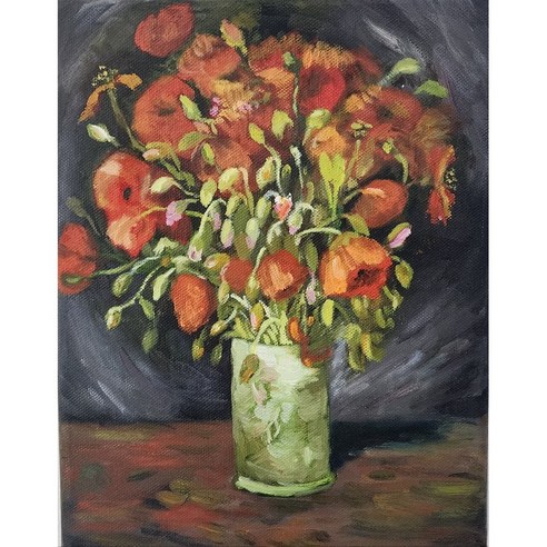 고흐-화병2 모사화 작가작품 유화 22.5*28