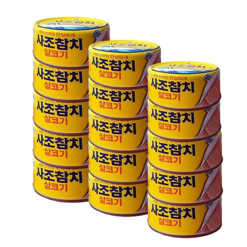 사조 살코기참치 안심따개 150g 15개