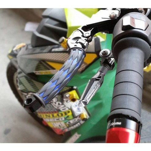 오토바이 레버 고무 브레이크 고무 겨울 전차종, 빨강, 1개