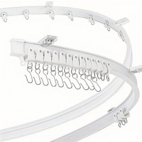 부드러운 곡선으로 완성하는 공간의 미학, 아이베란다 타원형 구부림 커튼레일