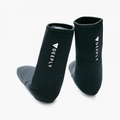 [디플리 DEEPLY]프리다이빙 수퍼스트레치 롱스킨삭스 3mm M 사이즈 250-265mm 프리다이빙삭스