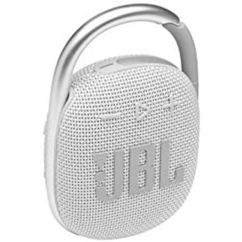 JBL JBL CLIP 4 블루투스 스피커 블랙-실용적인 카라비너가 장착 된 방수 휴대용 뮤직 박스-최대 10 시간의 무선 음악 스트리밍-58575, 08.하얀, 단일옵션