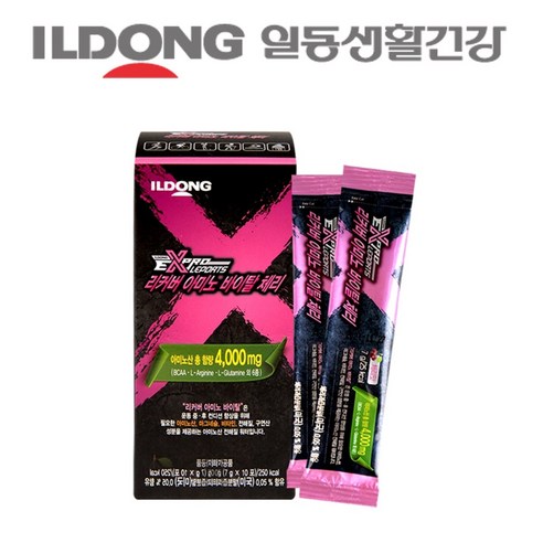 일동생활건강 리커버 아미노 바이탈 BCAA 단백질 보충 전해질 워터 체리 7g x 10p, 체리맛 10포, 1개, 1개