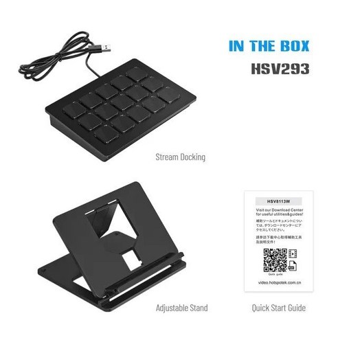 스트림덱 비주얼 LCD 디스플레이 키패드 프로그래밍, 01 streamdeck keypad, streamdeck keypad, 한개옵션2