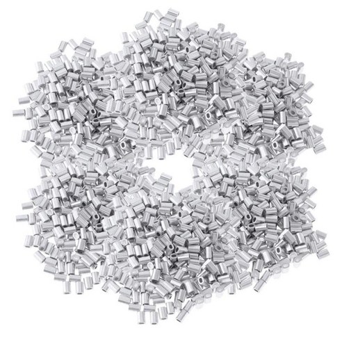 이중 압착 손잡이가 있는 알루미늄 낚시 봉투 600개 팩, 실버, {"사이즈":"0.8mm"}, {"수건소재":"알루미늄"}