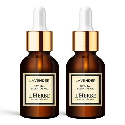 1+1 르에르베 천연 아로마 테라피 에센셜 오일 100% 원액 10ml, 페퍼민트 x 2개, 2개