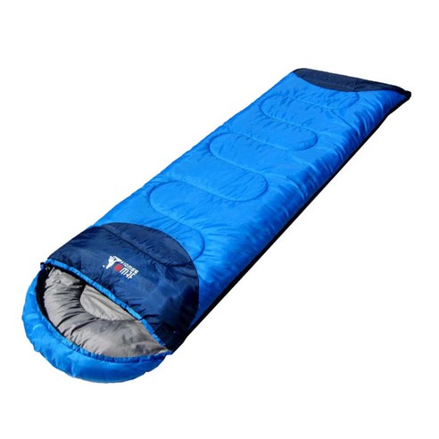 컴팩트 추운 날씨 미라 침낭 여행 캠핑 여름 하이킹, 블루 1.35KG, 단일, 폴리 에스터