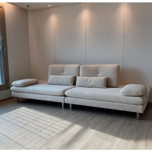 써밋 페브릭 스윙 쇼파: 프랑스 쿨 원단과 한국 장인 정신의 만남 스윙소파