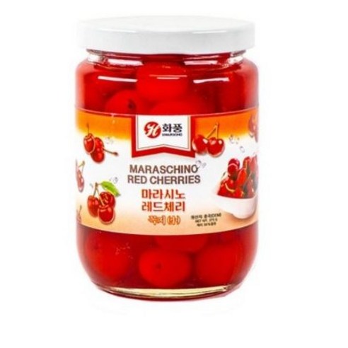 화풍 마라시노 레드체리(꼭지있음) 375g 체리