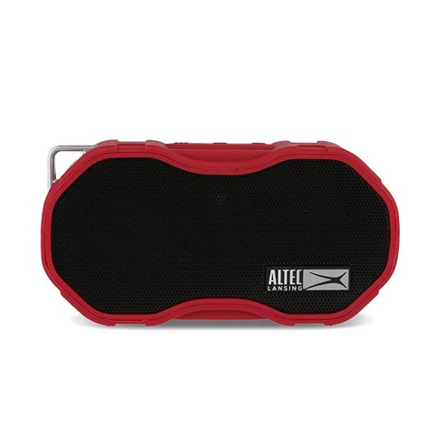 Altec Lansing Baby Boom XL 휴대용 블루투스 스피커 깊은 베이스 및 큰 사운드가 있는 방수 휴대용 스피커 여행 스포츠 집 야외 파티를 위한 30.5m(, 레드