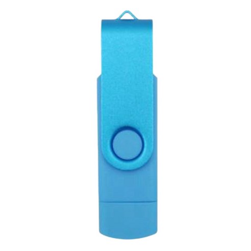 플래시 디스크 산화 된 클립 (USB + OTG) 3.0 Android 기기 / PC / Tablet / Mac 용 플래시 메모리 U 디스크, 푸른, 8GB