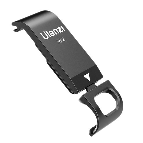 AFBEST Ulanzi G9-2 금속 다기능 배터리 커버 뚜껑 GoPro 9용 충전식 사이드 액세서리, 검정