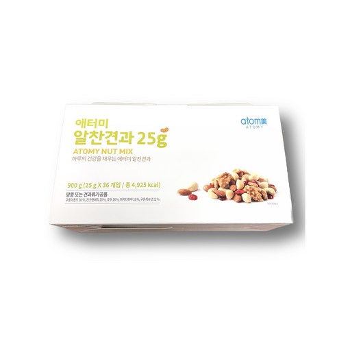 애터미 알찬견과 25g x 36포 1set 최신제조