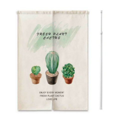 리빙친구 바란스 커튼 공간분리 가림막 가리개 + 커튼봉