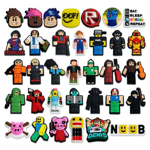 내 아이 개성 만점 실내화, 로블럭스 마인크래프트 파츠로 완성! 크록스마인크래프트