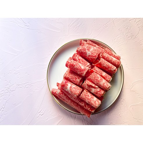 최고급 한우로 만든 프리미엄 불고기와 샤브샤브