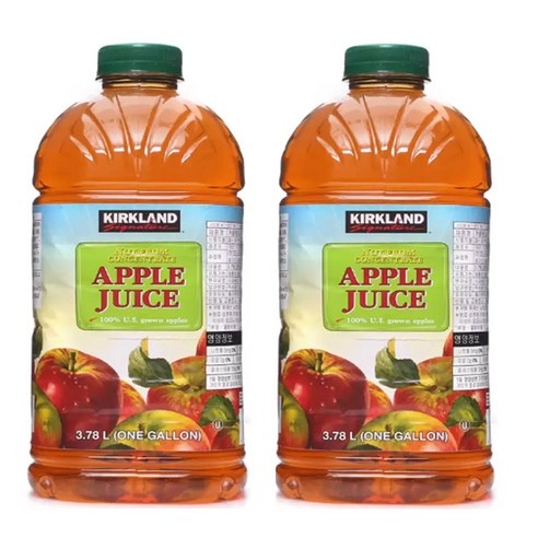 자연의 달콤함을 가득 담은 코스트코 커클랜드 압착 사과주스!